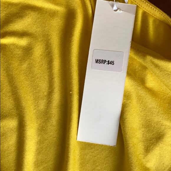 Heathmoor NWT women’s  S yellow tunic top - Picture 3 of 8
